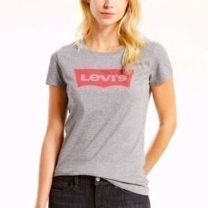 Levi's Logo Short Sleeve Crew Neck Tee, Large.